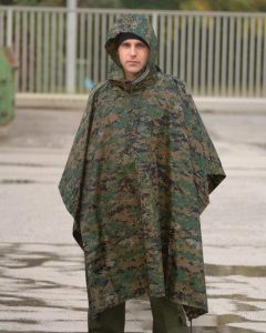 Mil-Tec Digital Woodland Camo Ripstop Poncho Tactical
