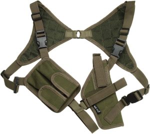 M4481.jpg Mil-Tec OD Cordura Shoulder Holster - Adjustable Two-Hand
