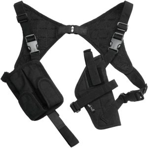 M4482.jpg Mil-Tec Black Cordura Shoulder Holster Tactical Gear