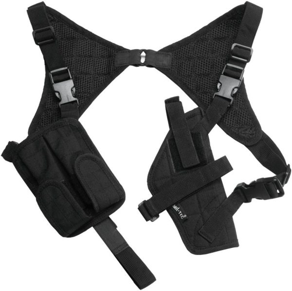 Mil-Tec Black Cordura Shoulder Holster Tactical Gear