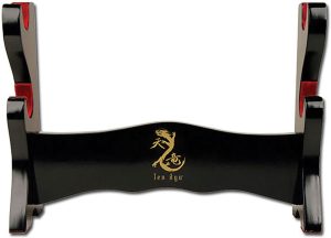Miscellaneous Ten Ryu Sword Stand - Black Lacquered Display