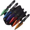 Perfect Point Throwing Knife Set - Six Colors 2.75 inch