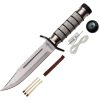 Miscellaneous Survival Fixed Blade - Stainless Sawback Clip Point