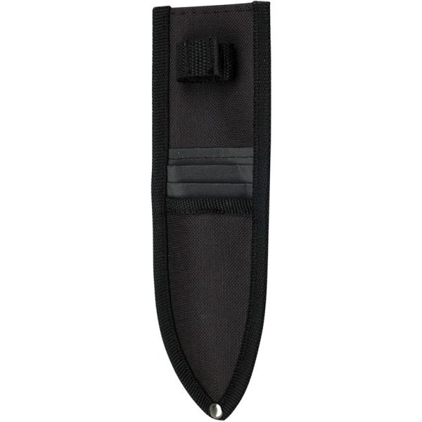 Throwing Knife Set 3 Piece Black Stainless Steel with Target