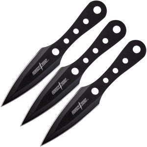 Miscellaneous Throwing Knife Set Black Finish