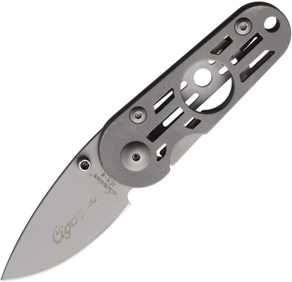 Miscellaneous Cigar Cutter Framelock AUS-8