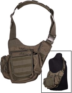 M4532.jpg Mil-Tec OD Multi-Function Sling Bag - Padded Shoulder Strap