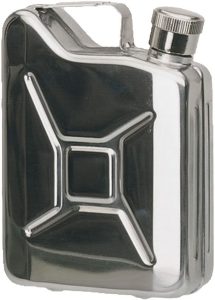 Mil-Tec Jerry Can Flask - Stainless 170ml Capacity