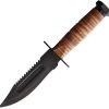 US Style Pilot Survival Fixed Blade Knife 5" Carbon Steel Sawback