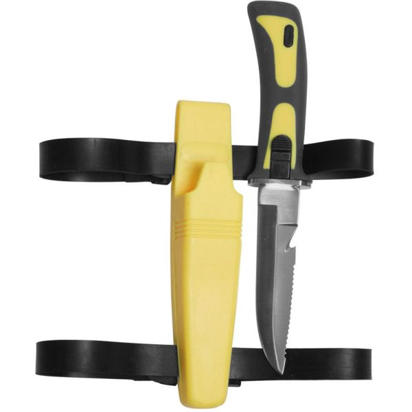 Mil-Tec Frogman Diving Knife - Serrated Stainless Blade