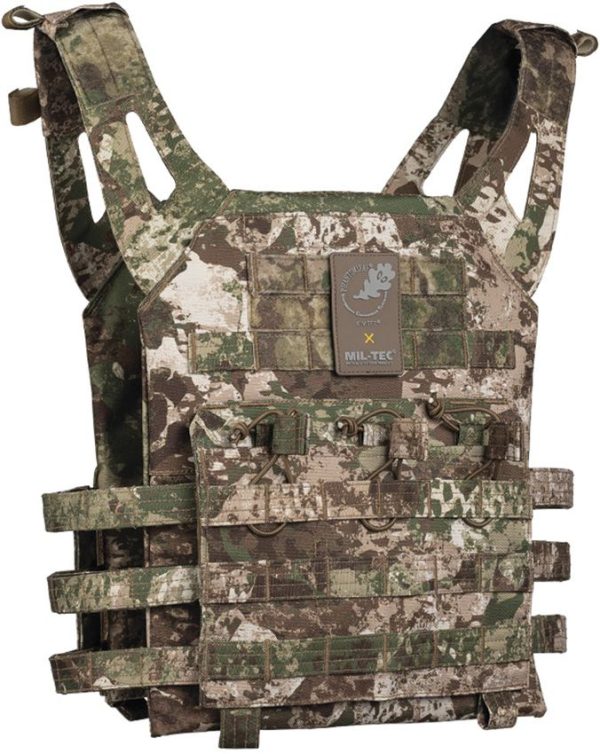 M4572.jpg Mil-Tec Gen II Plate Carrier Vest MOLLE Tactical WASP Camo