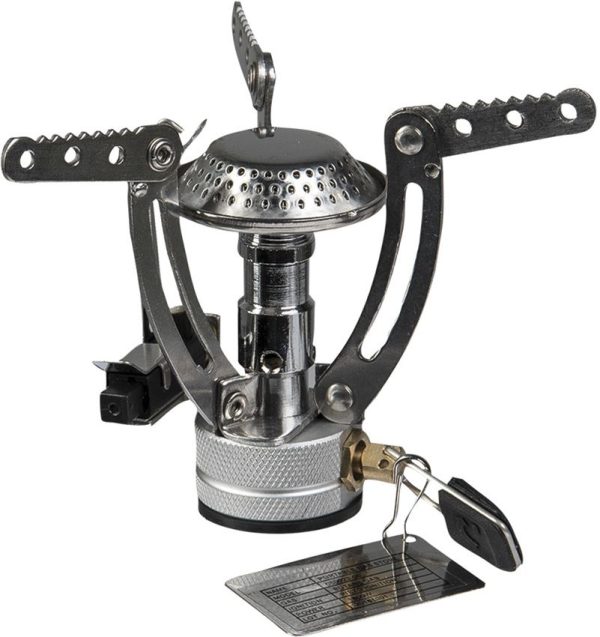 Mil-Tec Spider Butane Burner Lighter Aluminum Valve Stainless