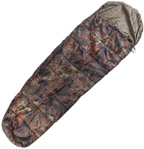 Mil-Tec Sleeping Bag Flecktarn Com - Polyester
