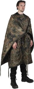 Mil-Tec Flecktarn Poncho Liner Sleeping Bag Emergency Quilt