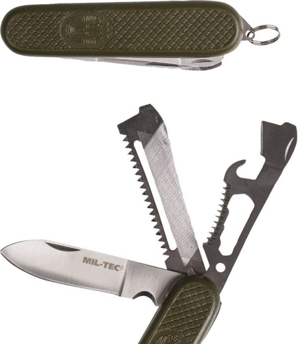 M4598_add_01.jpg Spanish Style Multi-Tool OD Pocket Knife - 4 Inch