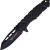 Assisted Opening Linerlock Black - 3.5 Inch Blade