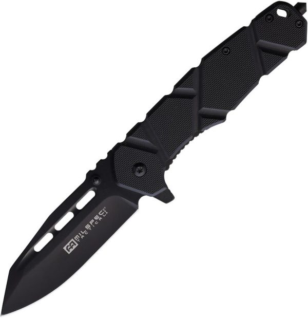 Assisted Opening Linerlock Black - 3.5 Inch Blade