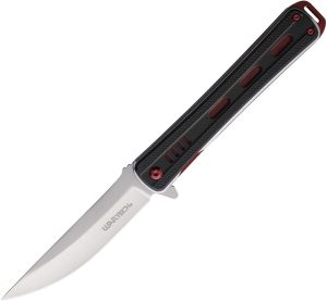 Assisted Opening Linerlock Black/Red - 3.75 Inch