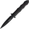 Miscellaneous Linerlock A/O - Black Wood Spear Blade