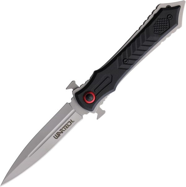 Miscellaneous Linerlock A/O - Black Nylon Red Accents