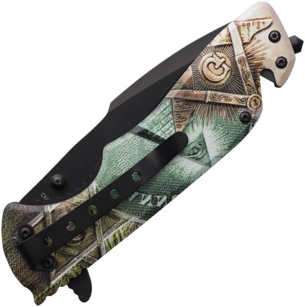 Miscellaneous Linerlock A/O - Aluminum Masonic Artwork