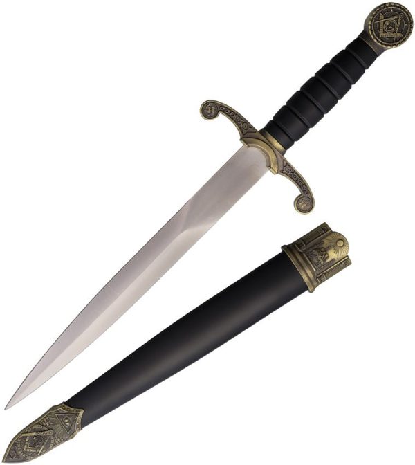 Miscellaneous Masonic Dagger - Satin Double Edge Blade