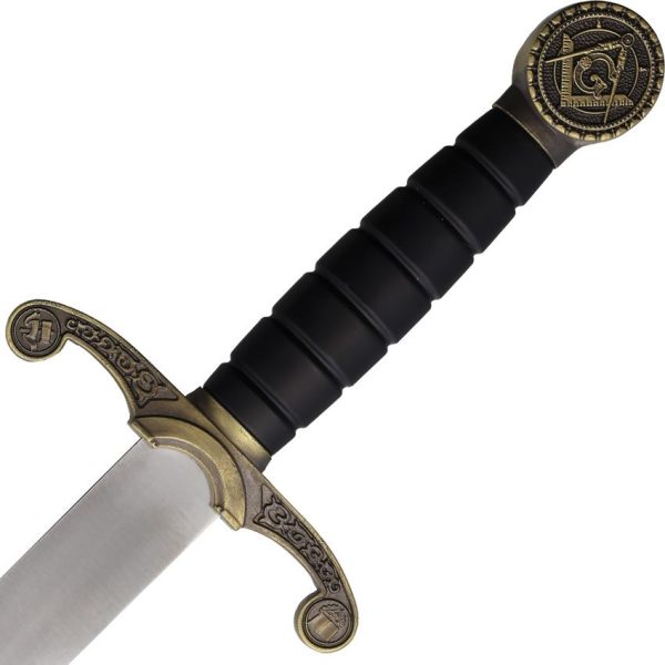 Miscellaneous Masonic Dagger - Satin Double Edge Blade