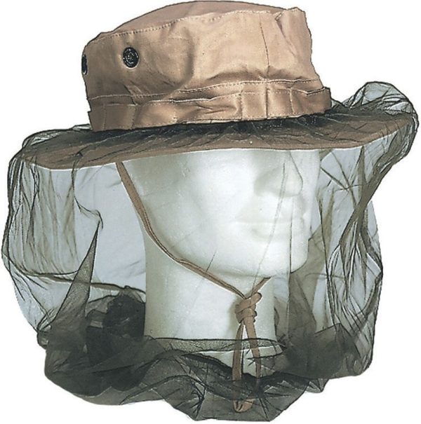 Mil-Tec OD Mosquito Head Net - Fine Mesh
