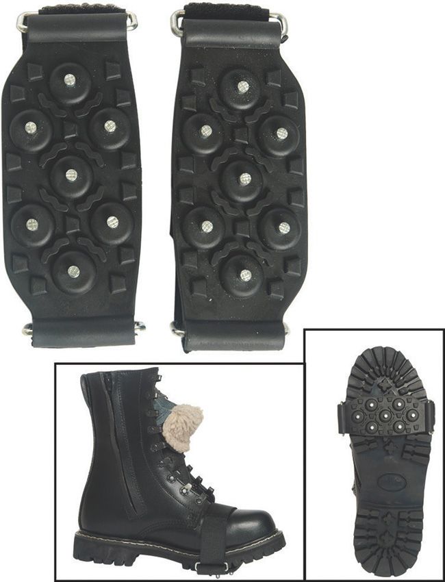 Mil-Tec Boot Spikes Black with 360 Degree Traction