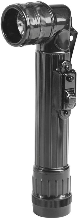 Mil-Tec Black Med LED Flashlight - C Cell