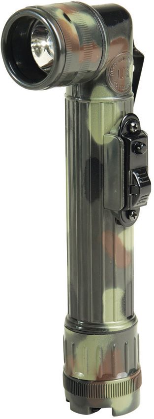 Mil-Tec Flecktarn Med LED Flashlight - C Cell