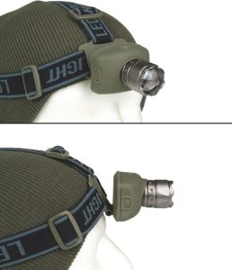 Mil-Tec OD LED CREE Headlamp Tactical Hands-Free Light