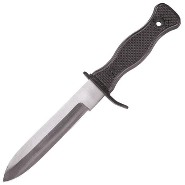 Mil-Tec Black Combat Knife Fixed Blade Tactical EDC