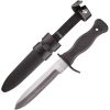 Mil-Tec Black Combat Knife Fixed Blade Tactical EDC