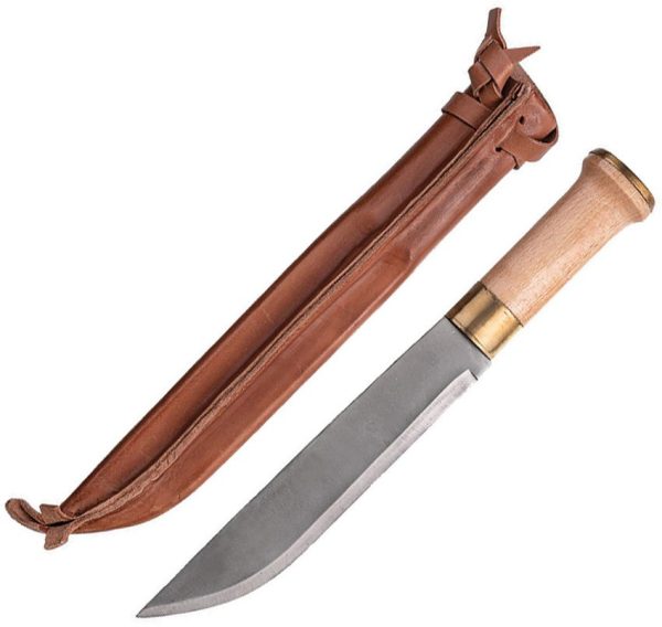 Finnish Brown Fixed Blade Knife 15398000 EDC Outdoor