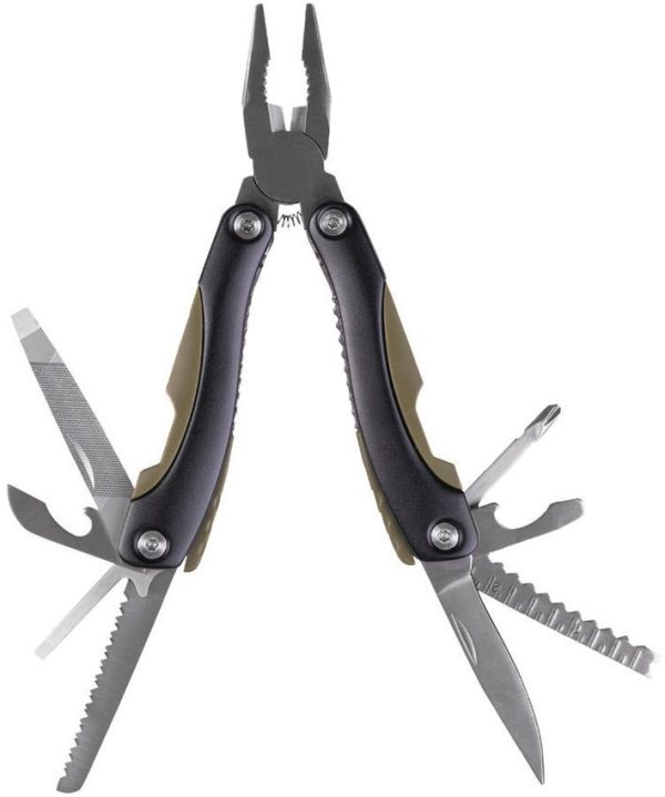 Mil-Tec OD Multi Tool - 10-in-1 with Pouch