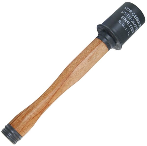 German Repro Potato Masher Grenade - Wooden Handle