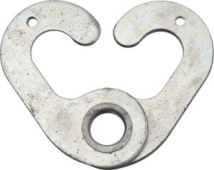 Winch Rope Scissor Hook - Stainless Half Inch