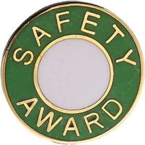 Miscellaneous Safety Award Pin - 0.5 Inch Diameter Bulk