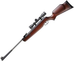 Marksman .177 Air Rifle Combo 850fps Wood Stock Fiber Optic Sights