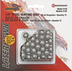 Marksman Hunting Shot - 3/8 inches, 75 Count