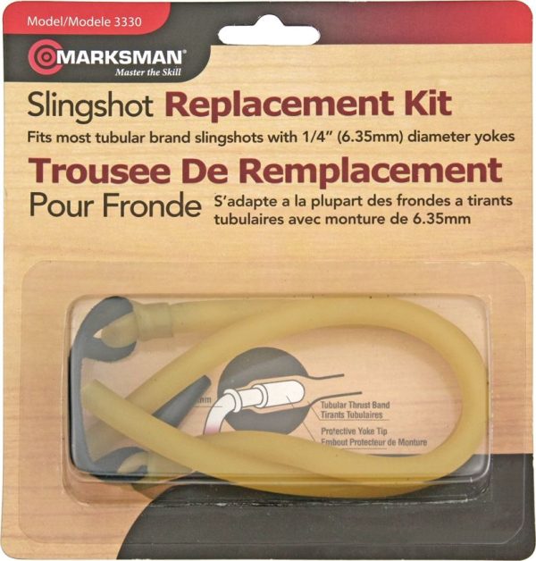 Marksman Slingshot Replacement Kit - Band & Yoke Tips