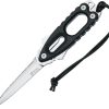 Mac Coltellerie Gunster Dive Knife Fixed Blade W1.4060 Steel Black