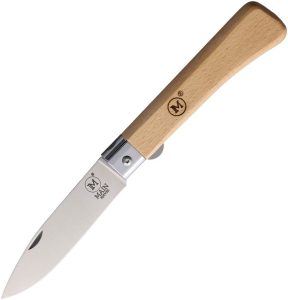 MAIN Knives Workers Linerlock Beech Wood Drop Point