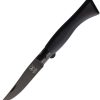 MAIN Italian Linerlock Black Folding Knife 3.5" Blade