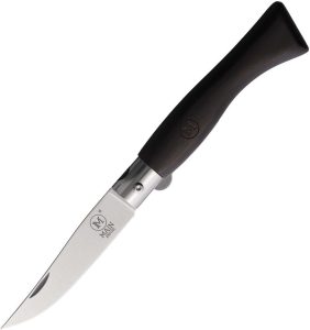 MAIN Italian Linerlock Ebony Wood Folding Knife 3.5" Blade