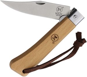 MAIN Knives Workers Linerlock Beech Clip Point