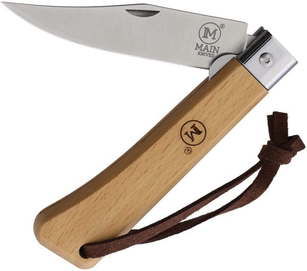 MAIN Knives Workers Linerlock Beech Clip Point