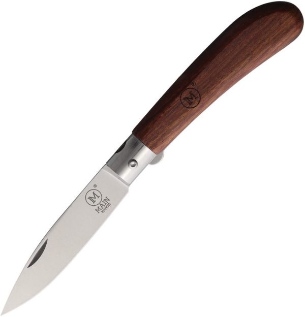 MAIN Knives German Line Linerlock Bubinga Drop Point