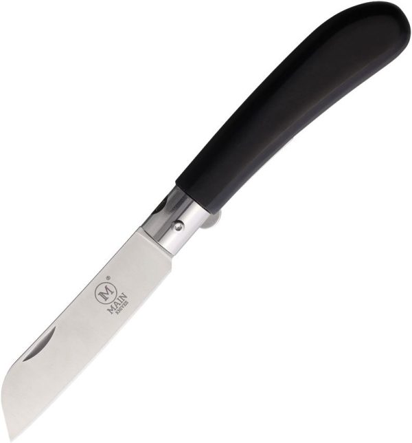 MAIN Knives German Line Linerlock Black Sheepsfoot